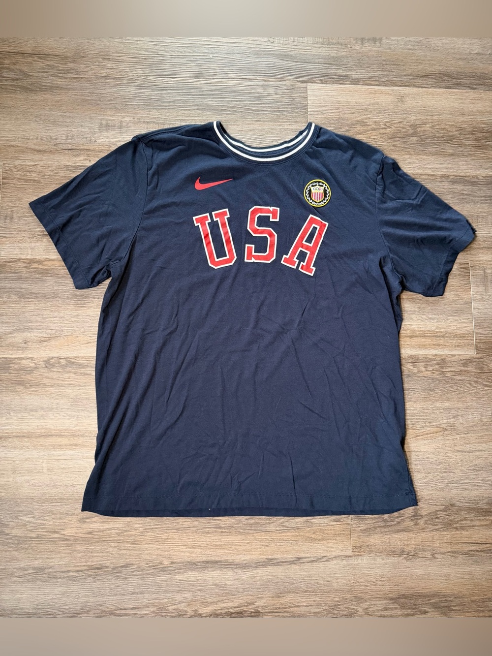 Nike USA Navy Blue T-Shirt Men's Size Large